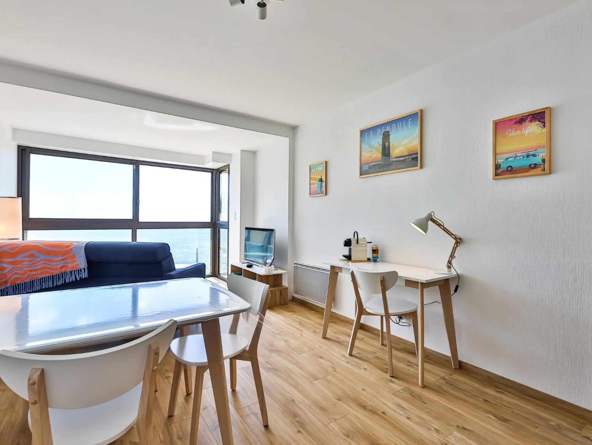 Appartement Au Pied De La Plage, Vue Imprenable Sur La Mer Les Sables-dʼOlonne Extérieur photo